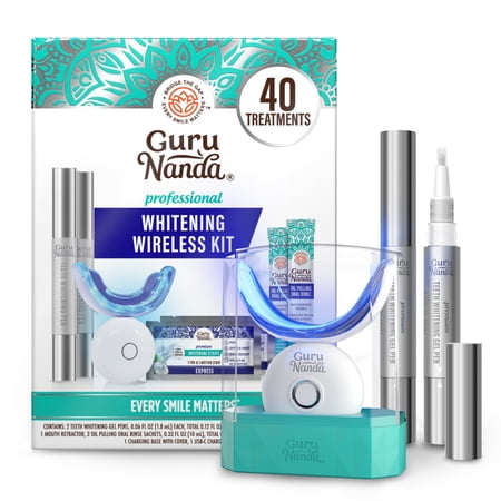 GuruNanda Professional Teeth Whitening Wireless Kit