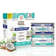 GuruNanda Teeth Whitening Strips with Coconut Oil - 7 Day Treatment