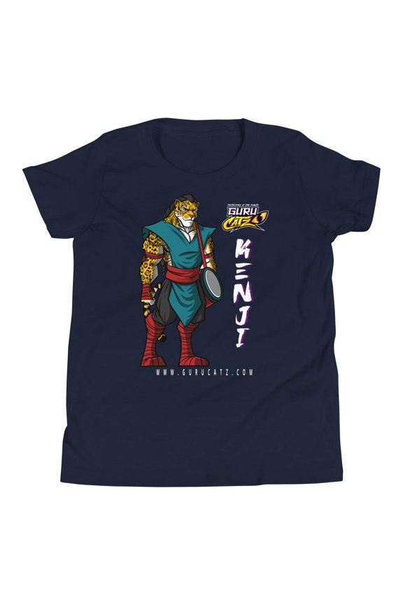kenji Junior Short Sleeve Round Neck T-Shirt, Navy