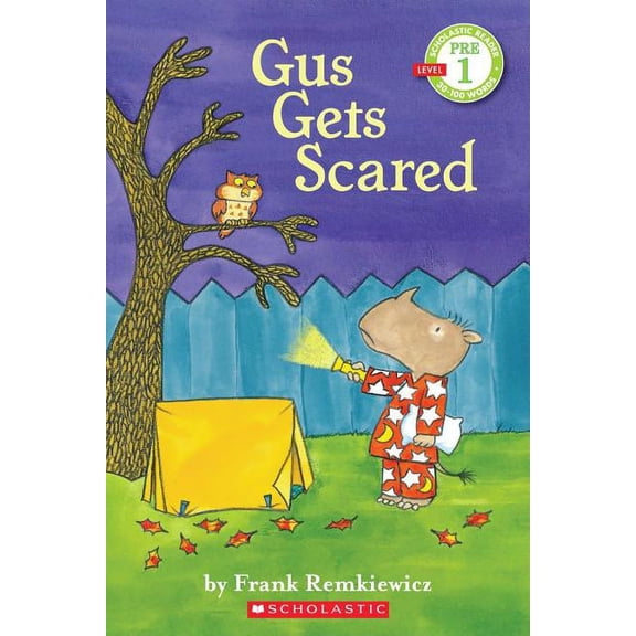 Pre-Owned Gus Gets Scared: Scholastic Reader Pre-Level 1 (Paperback) by Frank Remkiewicz