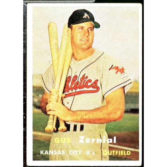 Gus Zernial Card 1957 Topps #253
