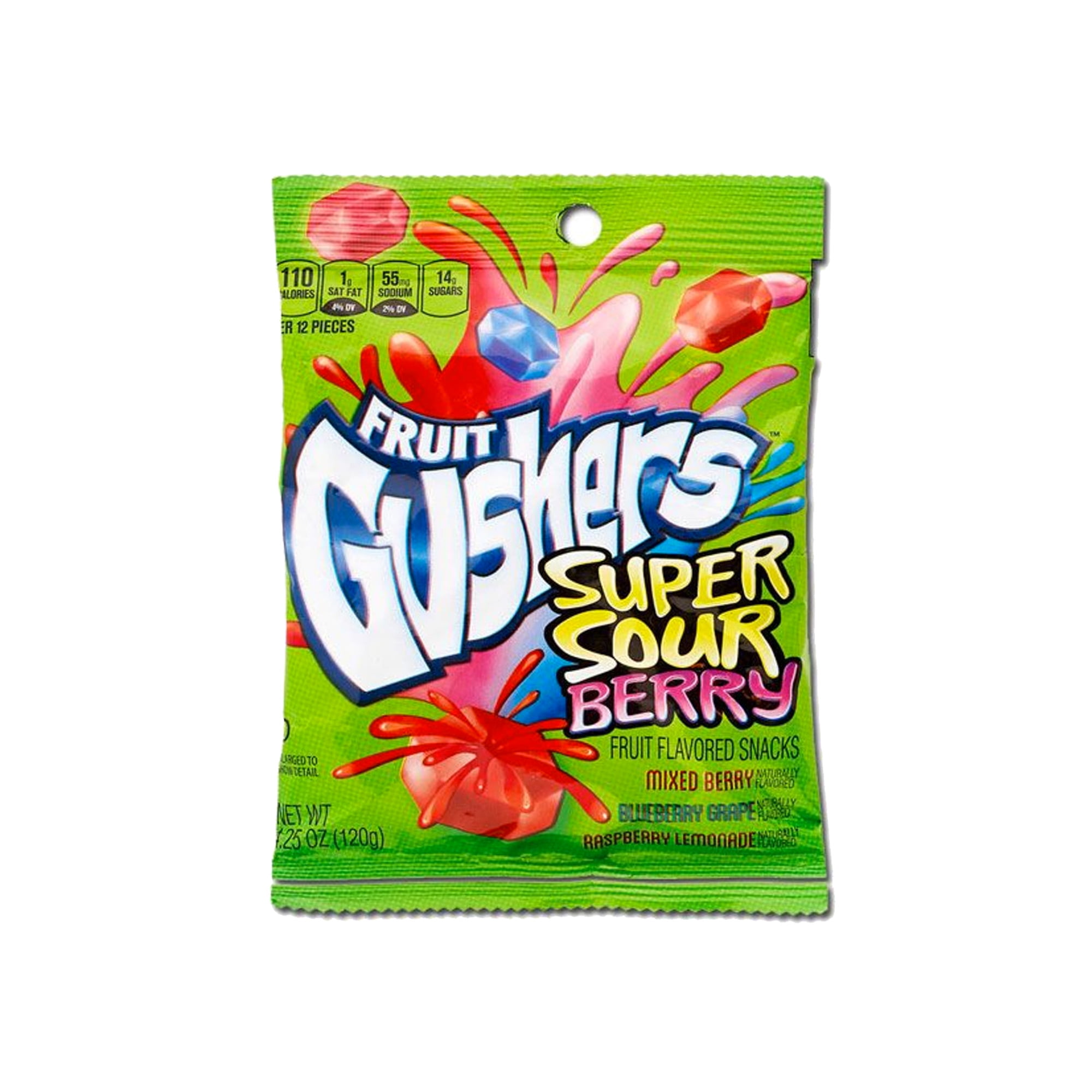 Fruit Gushers Super Sour Berry Fruit Flavored Snacks