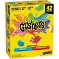 thumbnail image 1 of Gushers Strawberry & Tropical Variety Pack Snacks, 0.8 oz., 42 count.pack of 2, 1 of 1