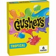 thumbnail image 1 of Gushers Tropical Fruit Flavored Snacks 6 ct / 0.8 oz - Pack of 2, 1 of 5