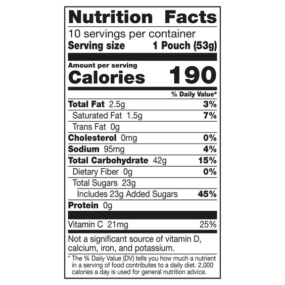 Gushers Tropical King Size Fruit Flavored Snacks 10 Count