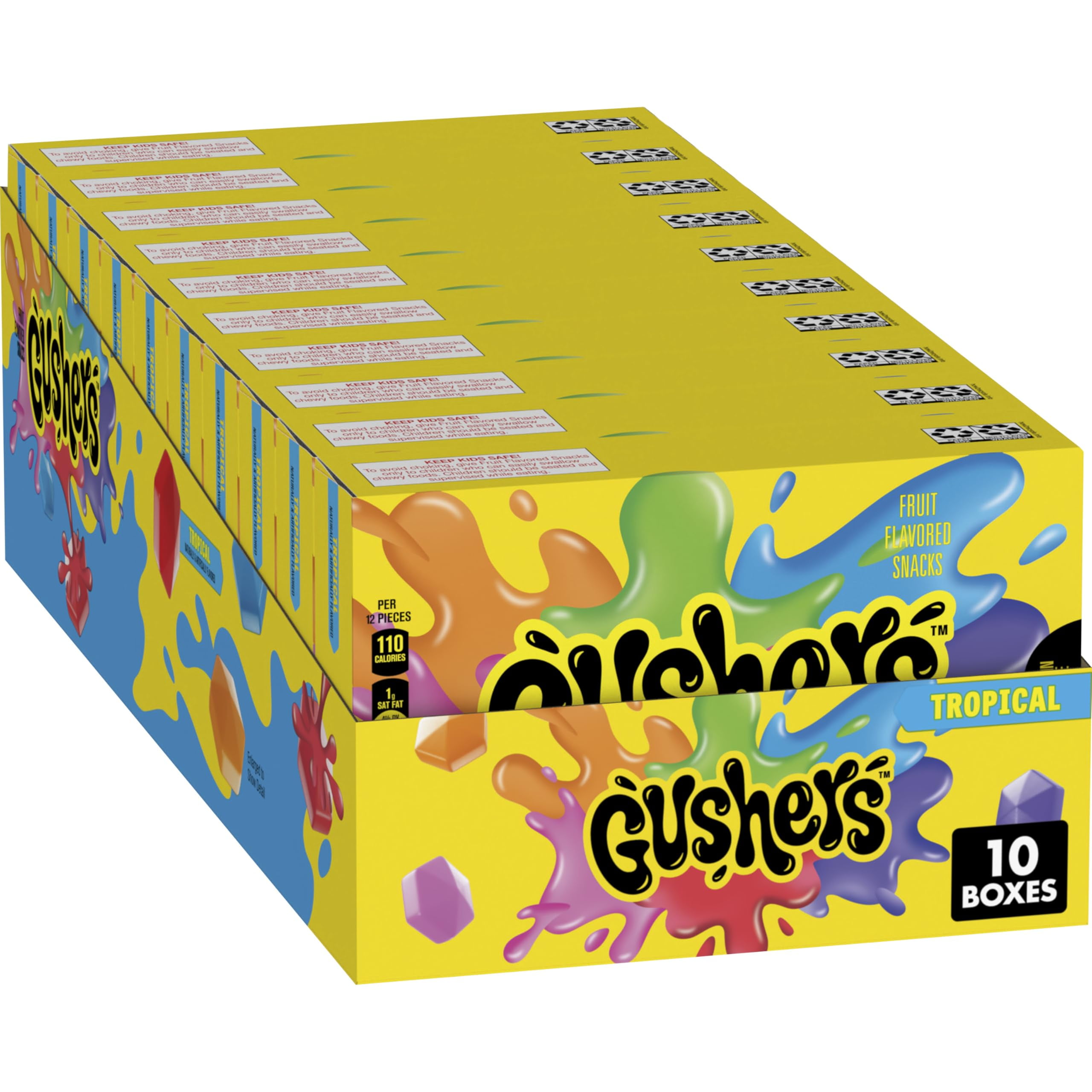 Gushers Tropical Movie Box AKF18 Fruit Flavored Snacks