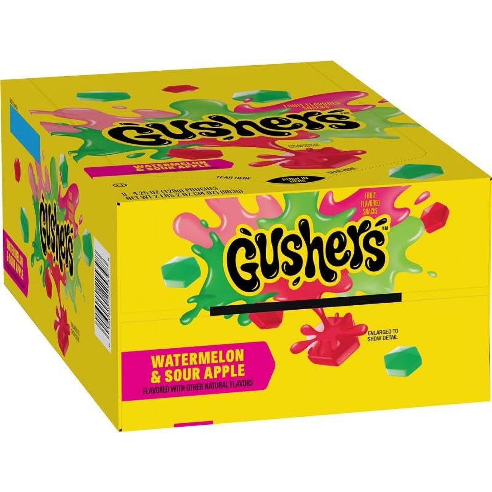 Gushers Watermelon andITSCSour Apple Fruit Flavored Snacks, 34 OZ