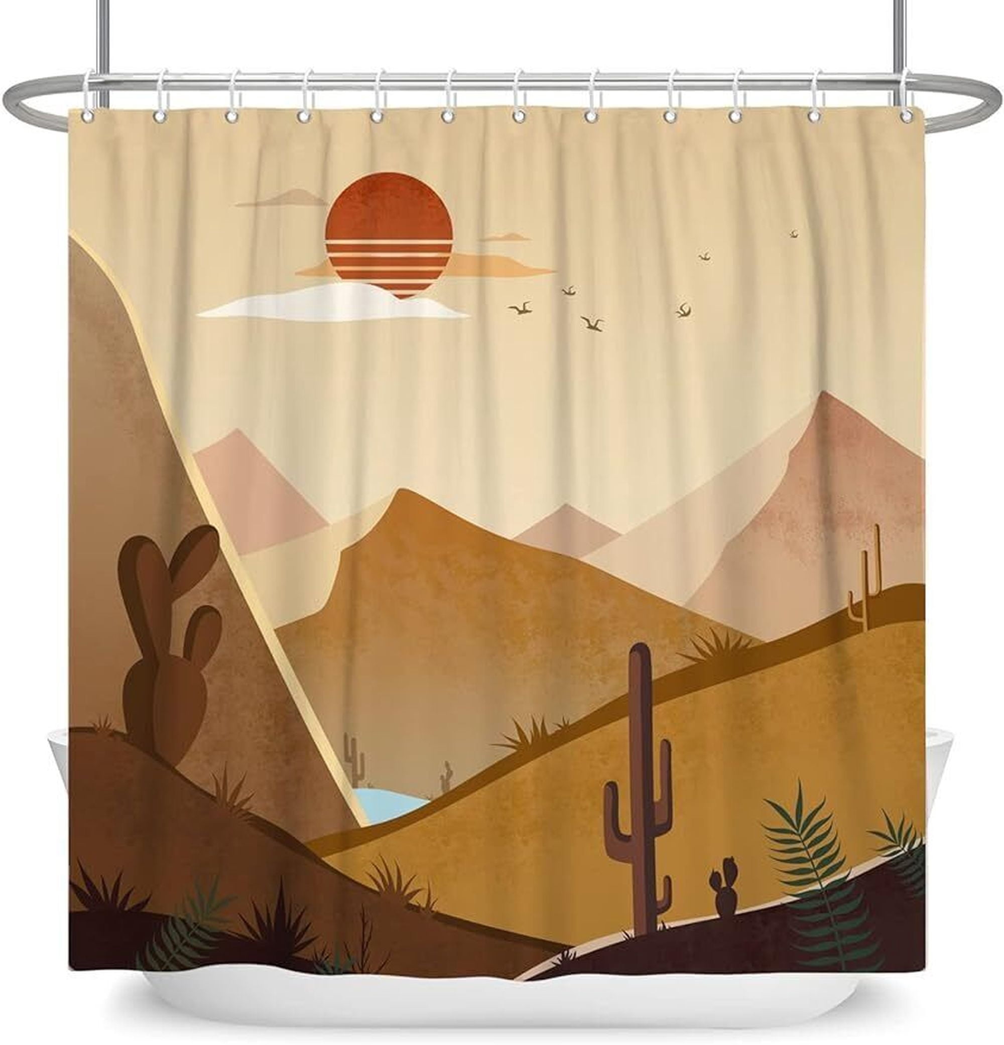 Boho Desert Curtain Panel