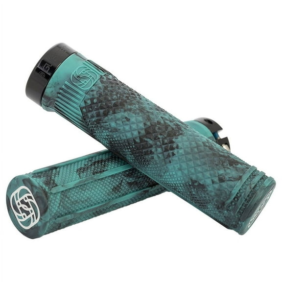 Gusset S2 X-Soft Grips, Black/Teal - Pair