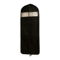 thumbnail image 1 of Gusseted Hanging Garment Bags for Travel - Water-Resistant Long Dress Covers for Gowns, Suits & Coats | Sturdy Fabric Clothes Protectors with Full-Length Zipper (Black), 1 of 2