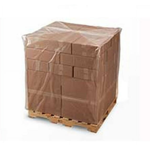 Gusseted Poly Bags on Roll, 1.5 mil, 46W X 44D X 80L inches - Roll of 70 Bags