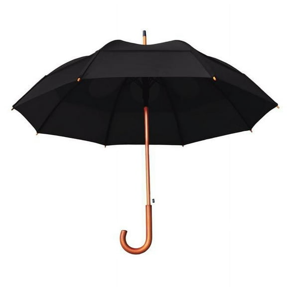 GustBuster 37148BL Classic Auto OpenUmbrella, Black - 48 in.