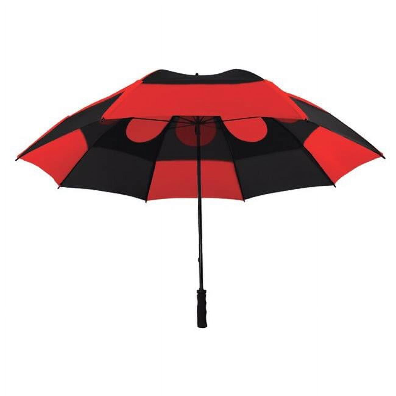 GustBuster 55162RDBL Pro Series Gold Golf Manual Umbrella, Red & Black