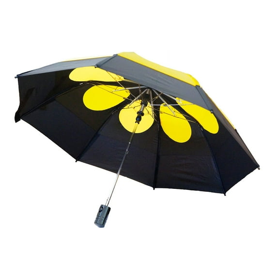 GustBuster Metro 43-Inch Automatic Umbrella (Echo Black/Yellow)