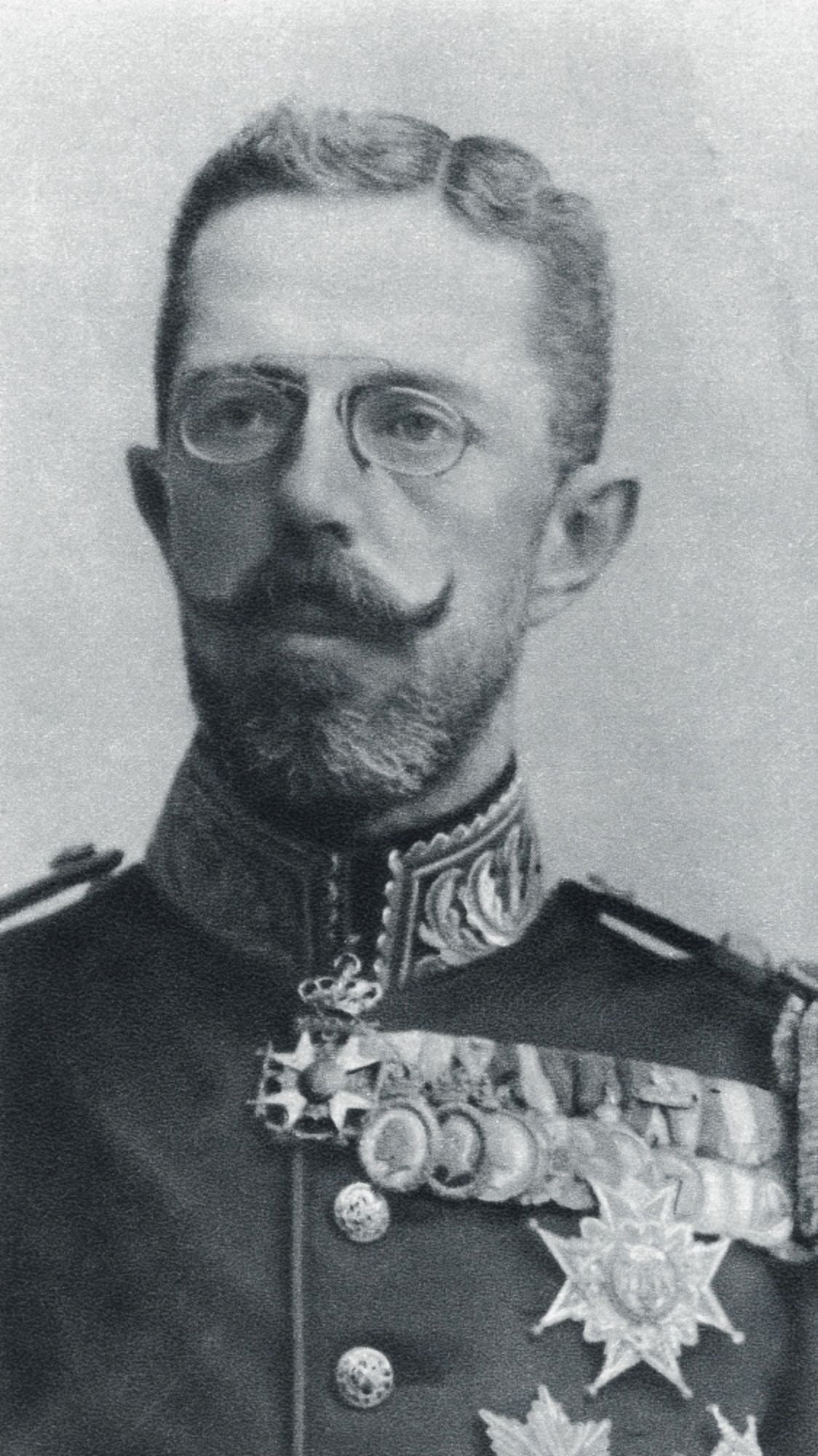 Gustaf V Oscar Gustaf Adolf 1858 To 1950 King Of Sweden From The Illustrated War News Published 1914 Canvas Art - Ken Welsh Design Pics (22 x 38)