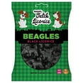 thumbnail image 1 of Gustaf's Black Licorice Beagles 5.29oz Bag, 1 of 4