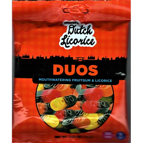 Gustaf's Licorice Fruitgum Duos