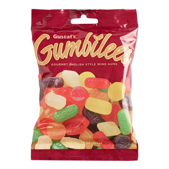 Gustaf's Gumbilees Wine Gums Gummy Candy 5.2 oz. 2ea Pack of 4