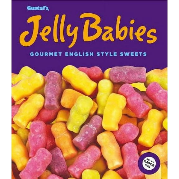 Gustaf's Gummi Jelly Babies, Gourmet English Style Sweets, 5.29 oz Bag (Pack of 3)