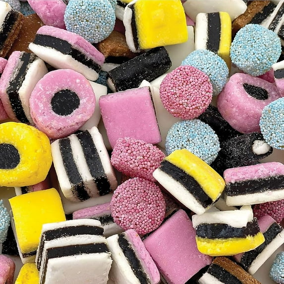 Gustaf's Licorice Allsorts Candy, Assorted Flavors Bulk Pack 2 Pounds
