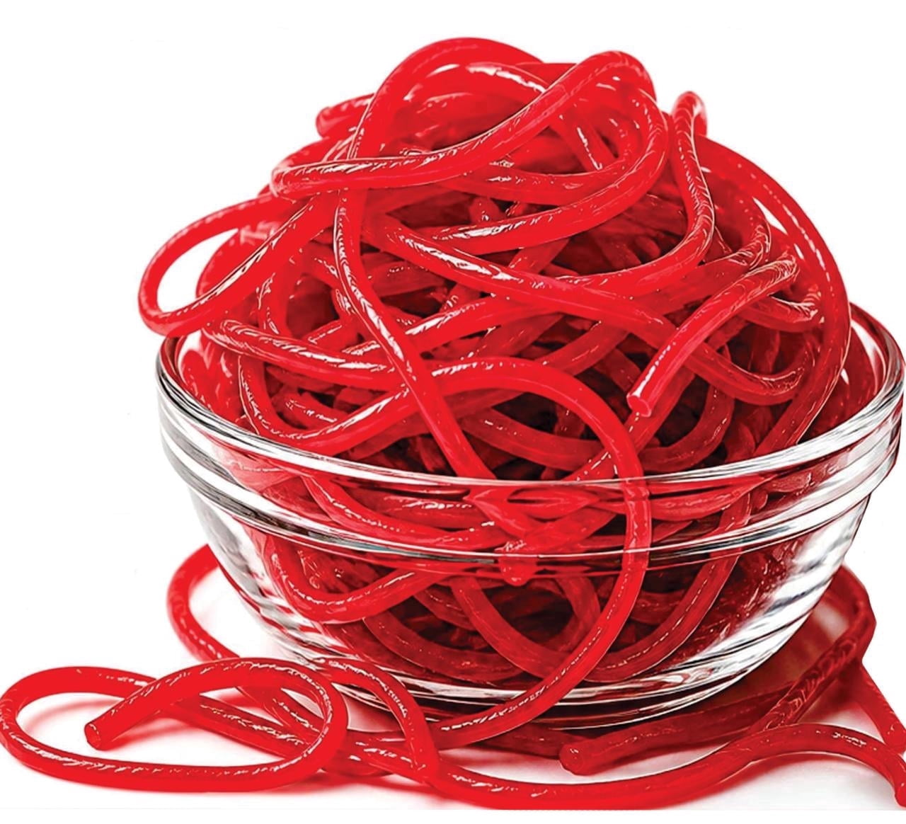 Gustaf's Shoestring Red Strawberry Licorice Laces, 4 lbs, 2 Pack