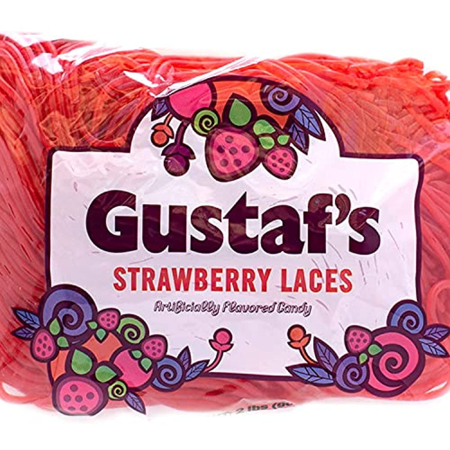 Gustafs Strawberry Laces, 2-Pound Bags (Pack Of 3)