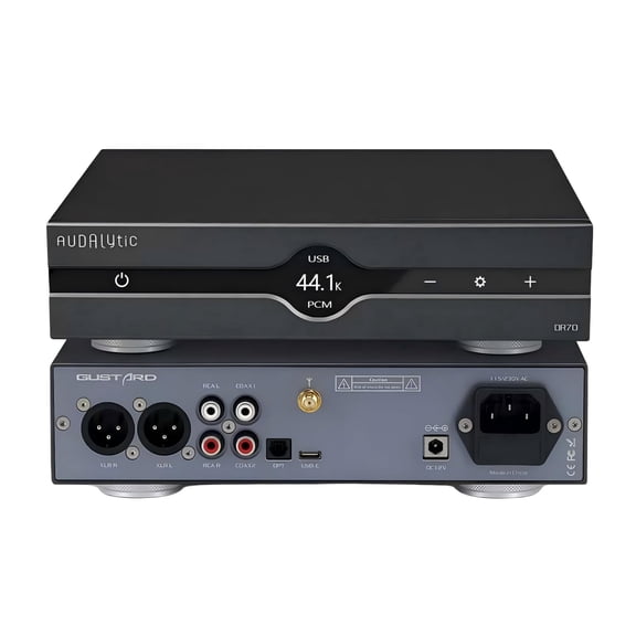 Gustard AUDALYTIC DR70 R2R DAC,Native 1 bit DSD playback, New,1 Count