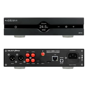 Gustard AUDALYTIC DR70N R2R Streaming DAC, Home Audio Network Bridge , Native DSD512 PCM768kHz,Black