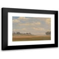 thumbnail image 1 of Gustav Friedrich Papperitz 14x11 Black Modern Framed Museum Art Print Titled - Landscape Study, 1 of 5