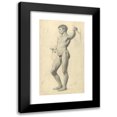 thumbnail image 1 of Gustav Klimt 10x14 Black Modern Framed Museum Art Print Titled - Male Academy, 1 of 5