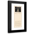 thumbnail image 1 of Gustav Klimt 10x24 Black Modern Framed Museum Art Print Titled - Poster of the 18th Exhibition of the Secession (1904), 1 of 5
