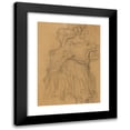 thumbnail image 1 of Gustav Klimt 11x14 Black Modern Framed Museum Art Print Titled - Sitting from the Front (1903), 1 of 5