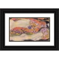 thumbnail image 1 of Gustav Klimt 14x10 Black Ornate Wood Framed Double Matted Museum Art Print Titled: Water Serpents II (1907), 1 of 5