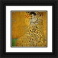 thumbnail image 1 of Gustav Klimt 20x20 Black Ornate Framed Double Matted Museum Art Print Titled: Portrait Of&nbsp;Adele Bloch-Bauer I (1907), 1 of 5
