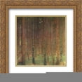 thumbnail image 1 of Gustav Klimt 2x Matted 20x20 Gold Ornate Framed Art Print 'Pine Forest II', 1 of 2