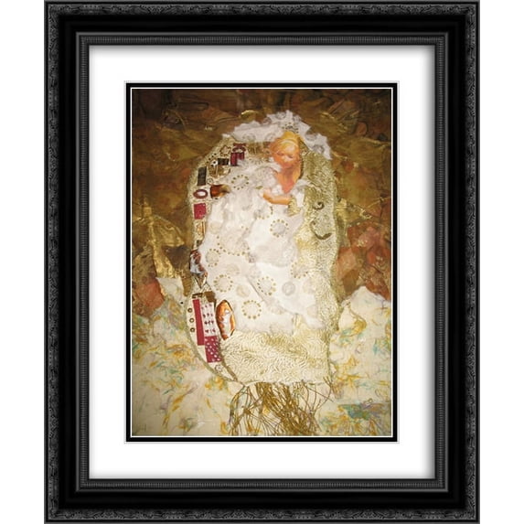 Gustav Klimt 2x Matted 20x24 Black Ornate Framed Art Print 'Ode To Klimt'