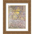 thumbnail image 1 of Gustav Klimt 2x Matted 20x24 Gold Ornate Framed Art Print 'Horticultural landscape with a hilltop', 1 of 2