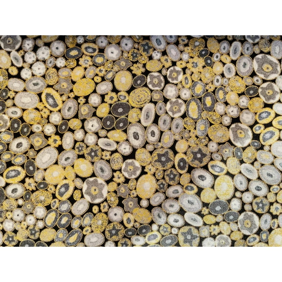 Gustav Klimt - Grey - Gold - Robert Kaufman - Quilting Cotton Fabric