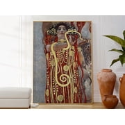 Gustav Klimt Hygieia Print Modern Home Wall Art Art