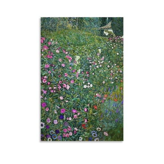 Gustav Klimt Italian Horticultural Landscape Prints Wall Art Poster Home Decor Poster Wall Art Hanging Picture Print Bedroom Decorative Painting Posters Room Aesthetic 12x18inch(30x45cm)