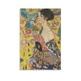 thumbnail image 1 of Gustav Klimt Lady with A Fan Fan Prints Wall Art Poster Print Photo Art Painting Canvas Poster Home Decorative Bedroom Modern Decor Posters Gifts 20x30inch(50x75cm), 1 of 6