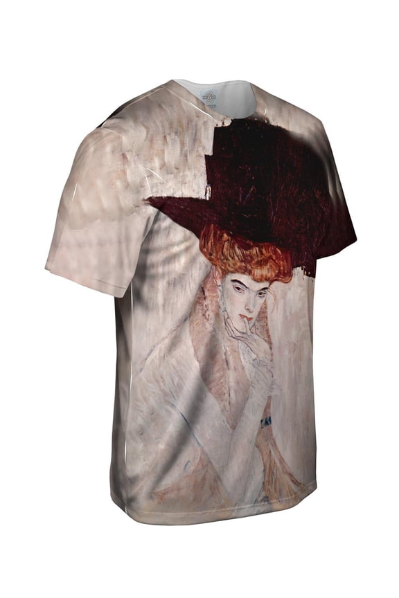 Gustav Klimt -Lady in White 1910 Mens T-Shirt All Over Print