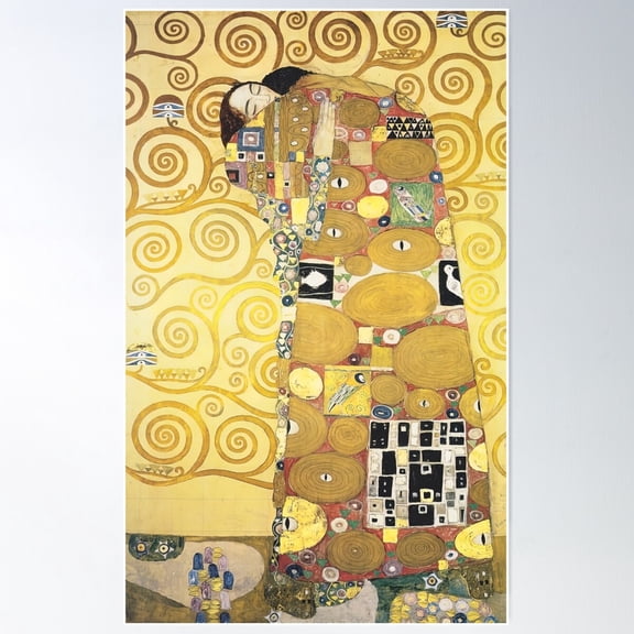 Gustav Klimt Paintings, Gustav Klimt Artwork, Gustav Klimt Art Style Poster Wall Art, Modern Wall Decor For Living Room Bedroom, 16x24 UNFRAMED