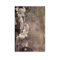 Gustav Klimt Philosophy Prints Wall Art Poster Room Aesthetic Poster Print Art Wall Painting Canvas Posters Gifts Modern Bedroom Decor 12x18inch(30x45cm)