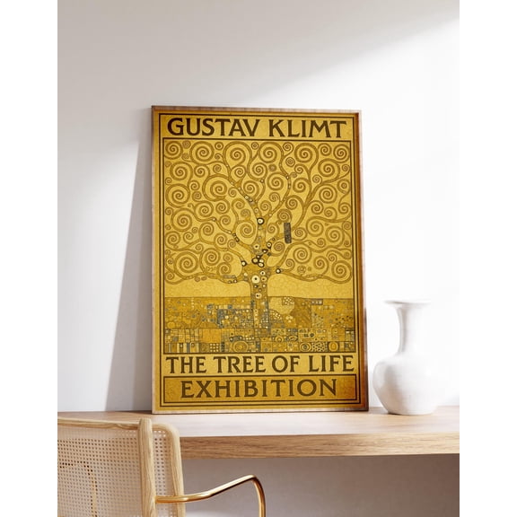 Gustav Klimt Poster Tree Of Life Wall Art Gold Art
