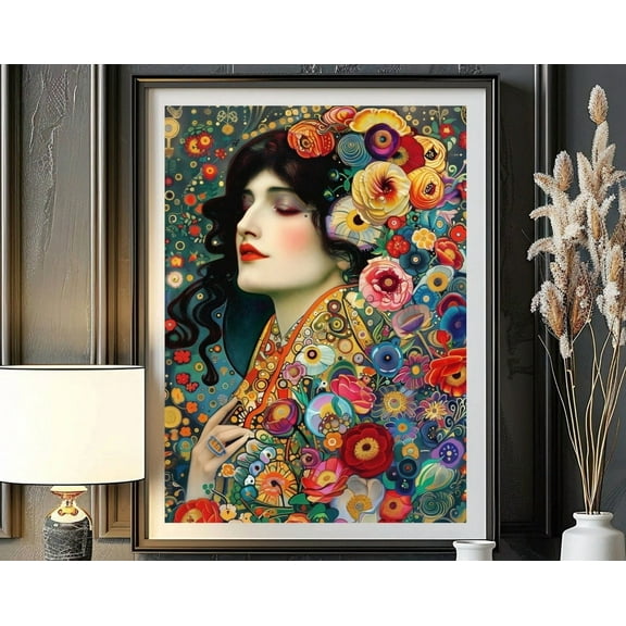Gustav Klimt Print, Famous Portrait Print, Vintage Art Poster, Museum Wall Decor, Timeless Wall Decor, Art Nouveau Print Wall Art, Modern Wall Decor, 8x12 UNFRAMED