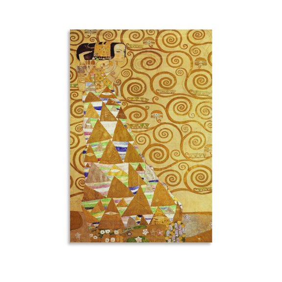 Gustav Klimt Prints Wall Art Poster Picture Print Wall Art Poster Painting Canvas Posters Artworks Gift Room Aesthetic 16x24inch(40x60cm)