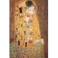 thumbnail image 1 of Gustav Klimt The Kiss 1908 Austrian Symbolist Painter Golden Period Art Nouveau Print Laminated Poster 24.5 x 36.5 in., 1 of 3