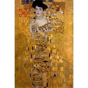 Gustav Klimt The Woman In Gold Symbolist Art Nouveau Prints and Posters Gustav Klimt Canvas Wall Art Fine Art Wall Decor Nature Landscape Abstract Painting Cool Wall Art Print Poster 12x18