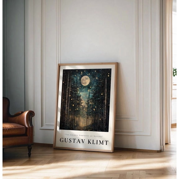 Gustav Klimt Wall Art Print Art Nouveau Poster Elegant Gold Aesthetic Modern Gallery Decor Fine Art Home Display Size 24x36 Unframed Poster